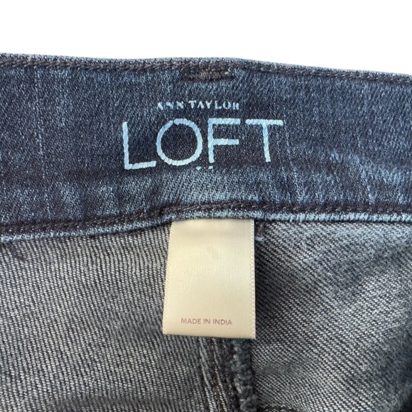 LOFT Ann Taylor Modern skinny ankle Women's Blue Jeans size 8 #785 - Picture 3 of 10